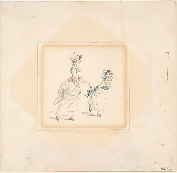 Woman and Child — Kate Greenaway