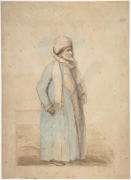 Bearded Man in Oriental Costume — Ozias Humphrey