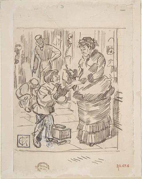 "Tract Distributor" — Charles Samuel Keene