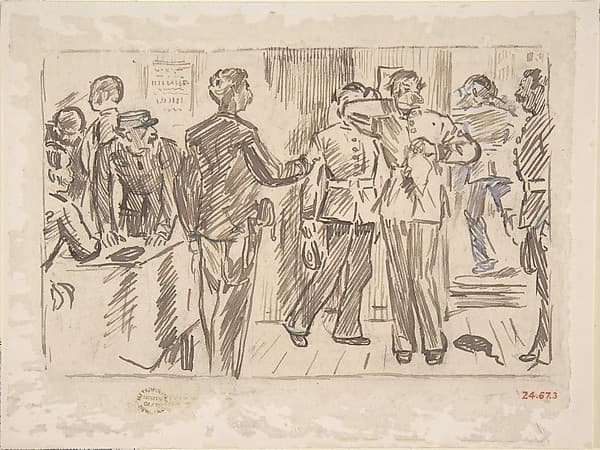 "The Soldier's Tear"–Old Song — Charles Samuel Keene