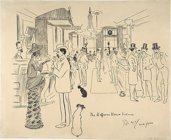 The Hoffman House Saloon, New York — Phil May