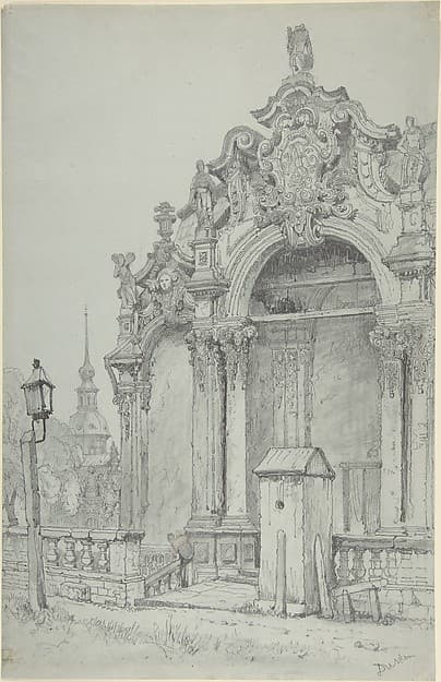 The Zwinger, Dresden — Samuel Prout