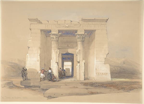 The Temple at Dendur, Nubia — David Roberts