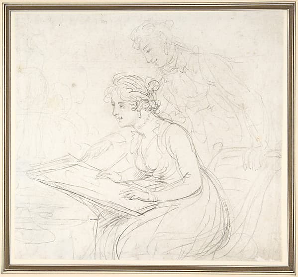 The Drawing Lesson — Thomas Rowlandson