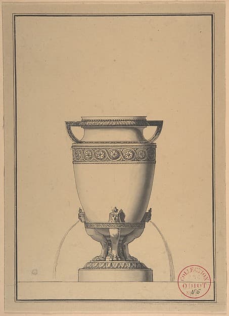 Design for a Wine Fountain — Henri Auguste