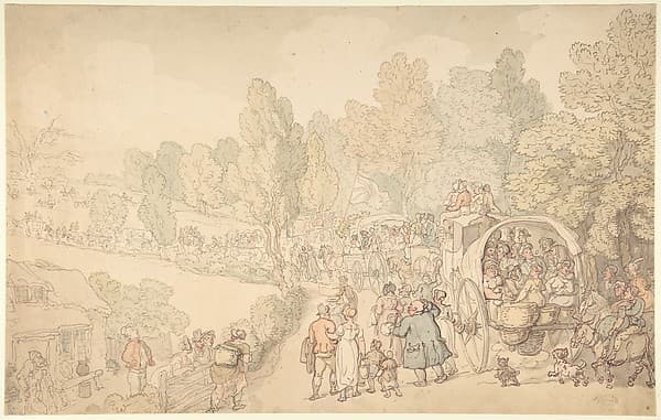 Fairlop Fair, Essex — Thomas Rowlandson
