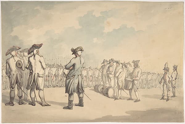 The Review — Thomas Rowlandson