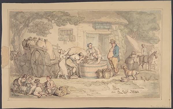 Farming scene — Thomas Rowlandson