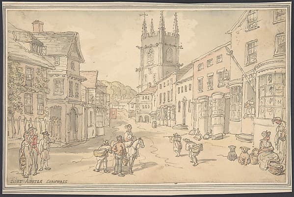 St. Austle, Cornwall — Thomas Rowlandson
