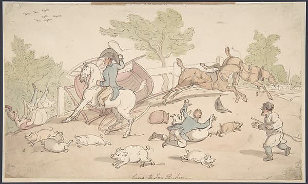 Going to Ivy Bridge — Thomas Rowlandson