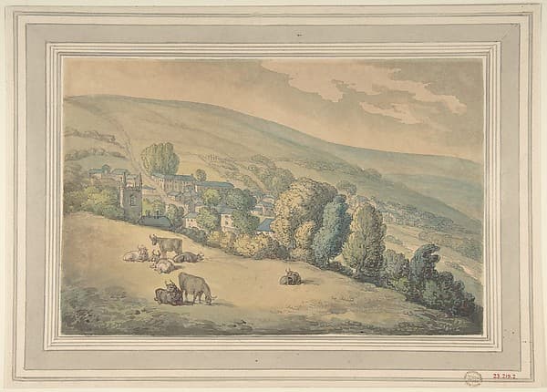 Downlands, Sussex — Thomas Rowlandson