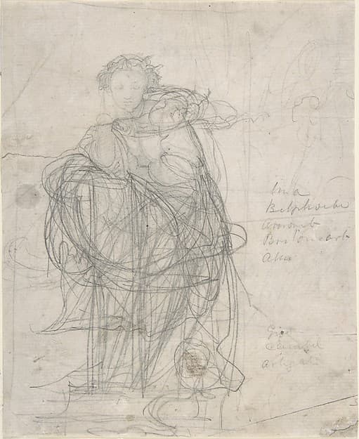 Drawing for Spencer's Fairie Queene — Alfred George Stevens