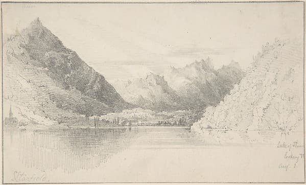 Lake of Thun looking North — Clarkson Stanfield