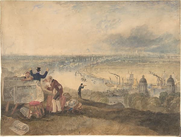 View of London from Greenwich — Joseph Mallord William Turner