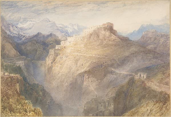 The Fort of L'Esseillon, Val de la Maurienne, France — Joseph Mallord William Turner