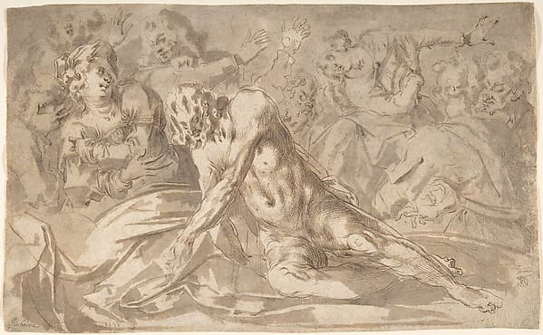 The Raising of Lazarus — Jacques Bellange