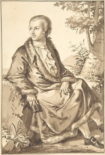 Portrait of Gaetano Filangieri — Jean-Baptiste-François Bosio