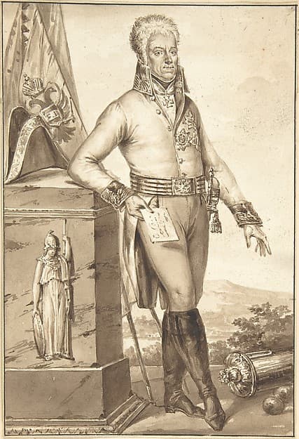 Portrait of Count Heinrich Joseph von Bellegarde — Jean-Baptiste-François Bosio