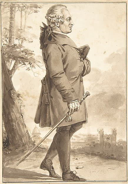 Portrait of P.-A. Caron de Beaumarchais — Jean-Baptiste-François Bosio