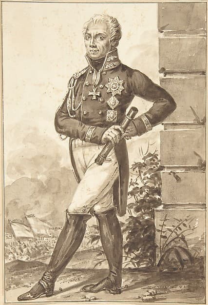 Portrait of Count Levin August von Bennigsen — Jean-Baptiste-François Bosio