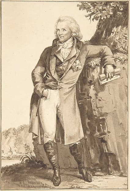 Portrait of Sir Benjamin Thompson, Count von Rumford — Jean-Baptiste-François Bosio