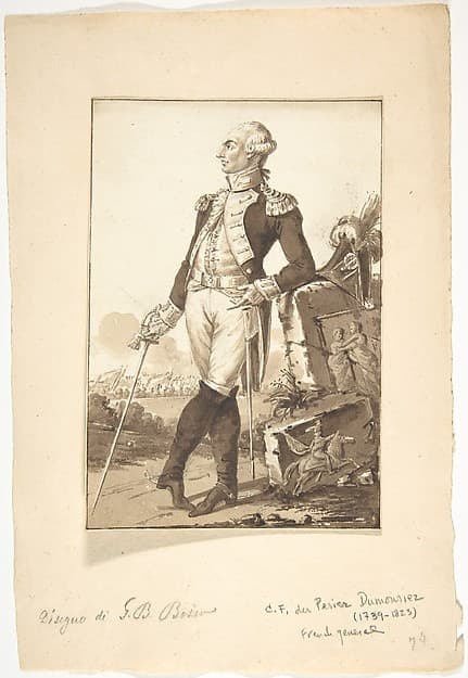 Portrait of C.-F. du Perier Dumouriez — Jean-Baptiste-François Bosio