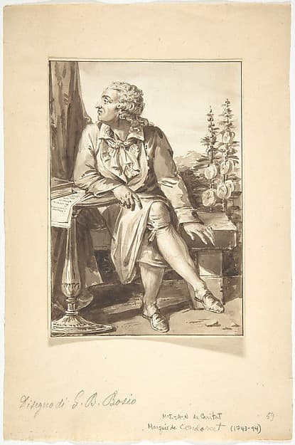 Portrait of M.-J.-A.-N. de Coritat, Marquis de Condorcet — Jean-Baptiste-François Bosio