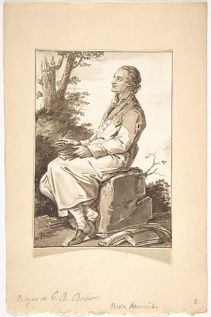 Portrait of Mark Akenside — Jean-Baptiste-François Bosio