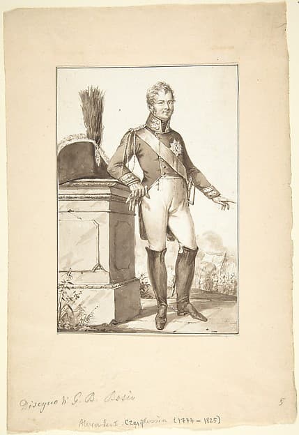 Portrait of Alexander I, Czar of Russia — Jean-Baptiste-François Bosio