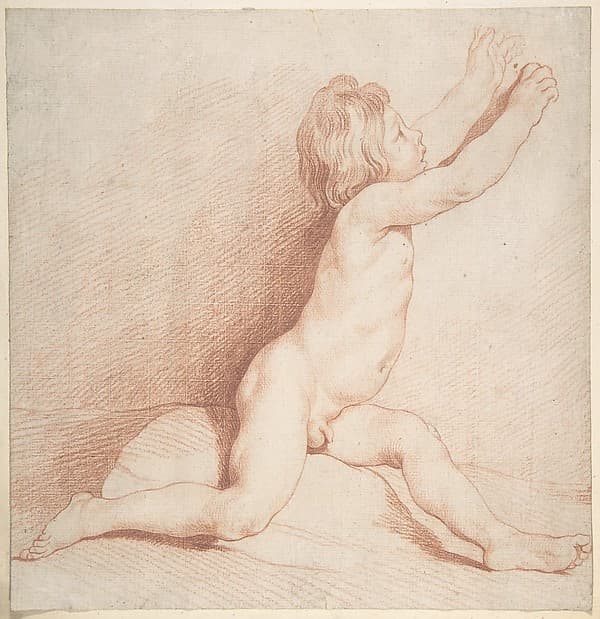 Seated Nude Boy — Edme Bouchardon