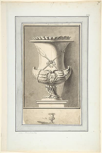 Study for Plate 7 of Bouchardon's "Premier livre de vases" — Edme Bouchardon