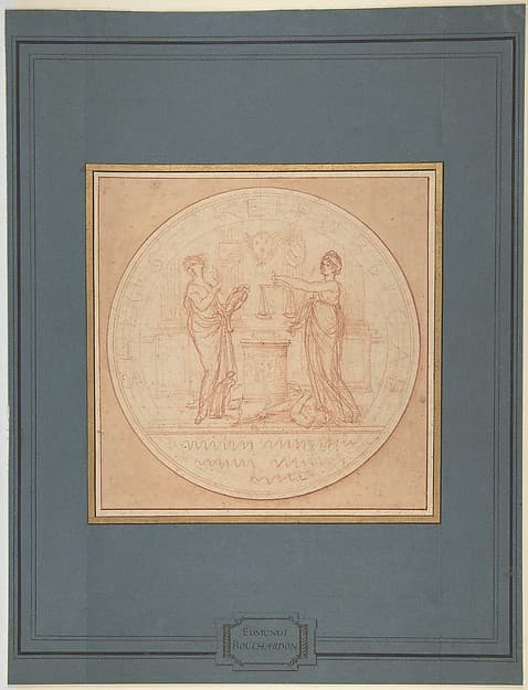 Design for a Medal — Edme Bouchardon