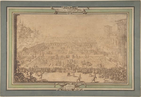 Parterre du Palais de Nancy / The Garden Palace of Nancy — Jacques Callot