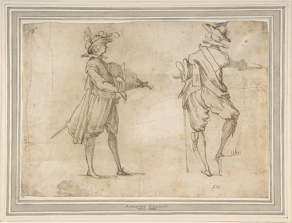Study of Two Figures — Jacques Callot