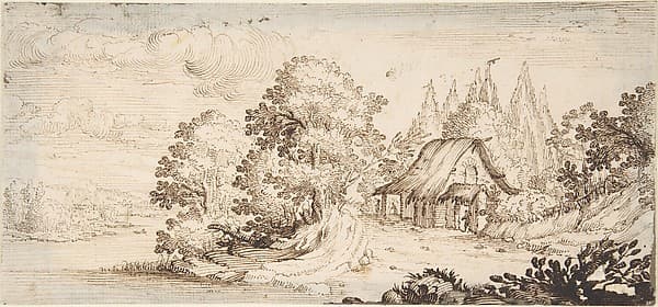 Landscape with Cottage — Jacques Callot