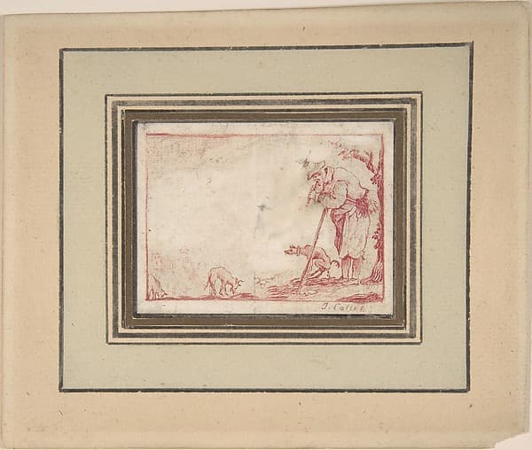 A Beggar Playing a Flute — Jacques Callot