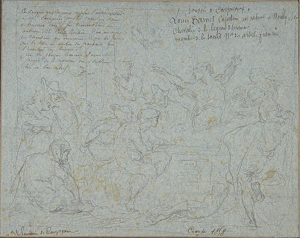 Scene in a Tavern at Civita Vecchia — Jean-Baptiste Carpeaux