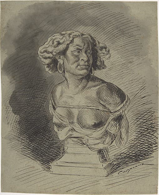 Study related to "Why Born Enslaved!" — Jean-Baptiste Carpeaux