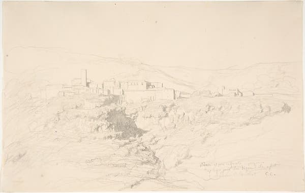 View of Nemi — Camille Corot