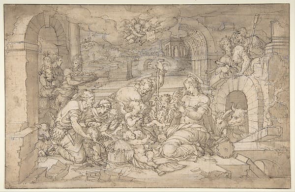 The Adoration of the Shepherds — Jean Cousin the Younger