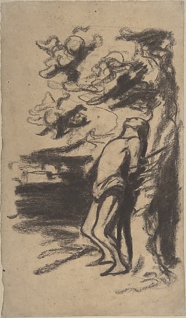 Saint Sebastian — Honoré Daumier