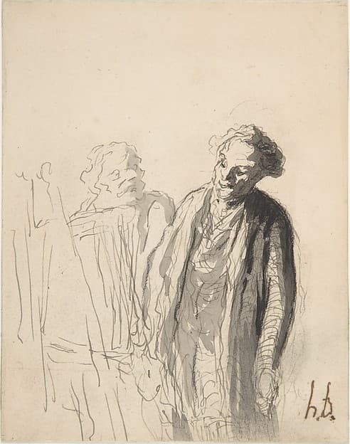 L'Amateur — Honoré Daumier