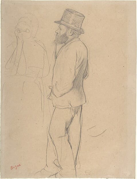 Édouard Manet at the Races — Edgar Degas