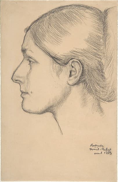 Portrait of Hortense Valpinçon (Mme. Jacques Fourchy) — Edgar Degas