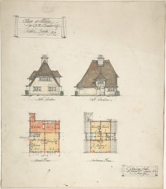 Cottage at Littleton for B.M. Chamber Esq. — Charles Edward Mallows