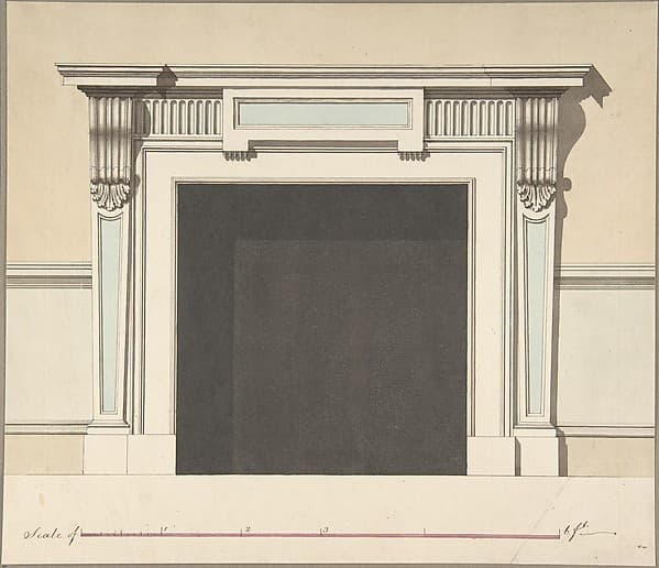 Design for a Chimneypiece — John Yenn