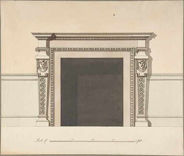 Design for a Chimneypiece — John Yenn