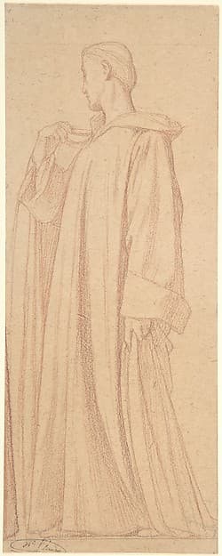 Saint Cloud; Study for the frieze at Saint-Vincent-de-Paul, Paris — Hippolyte Flandrin