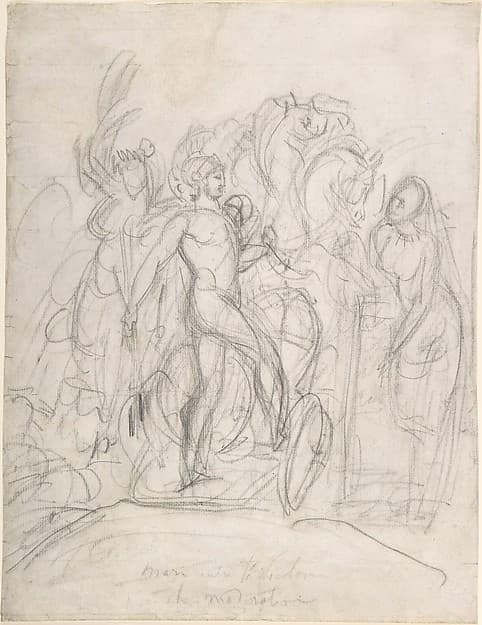 Mars Crowned by Victory and Listening to Moderation — baron Antoine Jean Gros