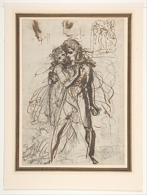 A Man and a Woman Embracing — baron Antoine Jean Gros